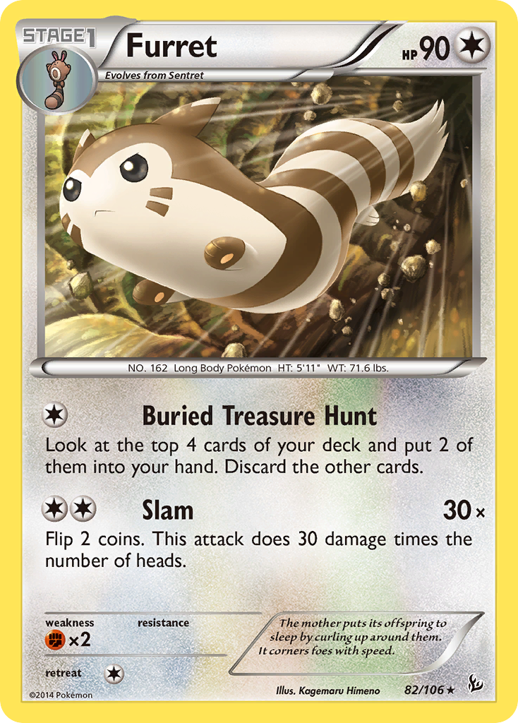 Furret (82/106) [XY: Flashfire] | Event Horizon Hobbies CA