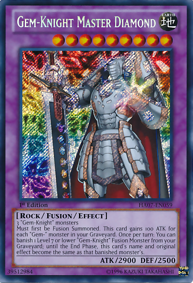 Gem-Knight Master Diamond [HA07-EN059] Secret Rare | Event Horizon Hobbies CA