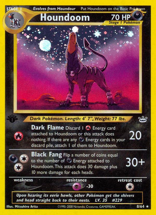 Houndoom (8/64) [Neo Revelation 1st Edition] | Event Horizon Hobbies CA