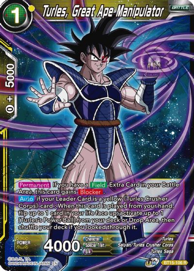 Turles, Great Ape Manipulator (BT15-106) [Saiyan Showdown] | Event Horizon Hobbies CA