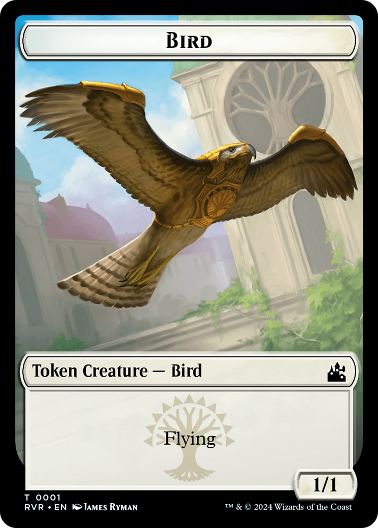 Bird // Sphinx Double-Sided Token [Ravnica Remastered Tokens] | Event Horizon Hobbies CA