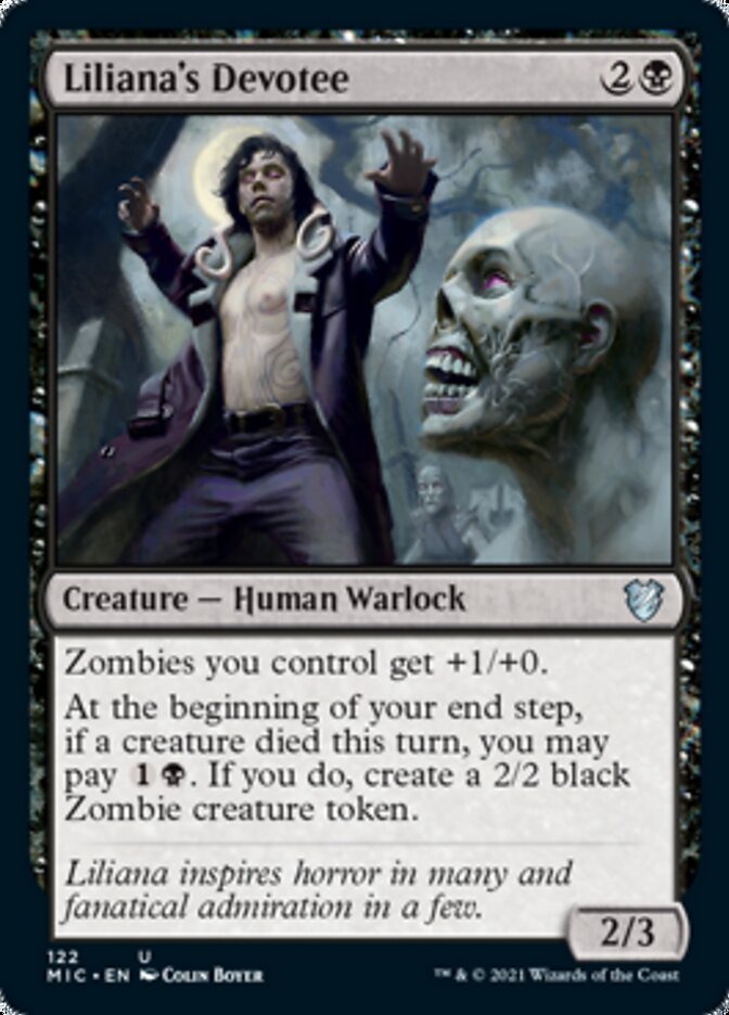 Liliana's Devotee [Innistrad: Midnight Hunt Commander] | Event Horizon Hobbies CA