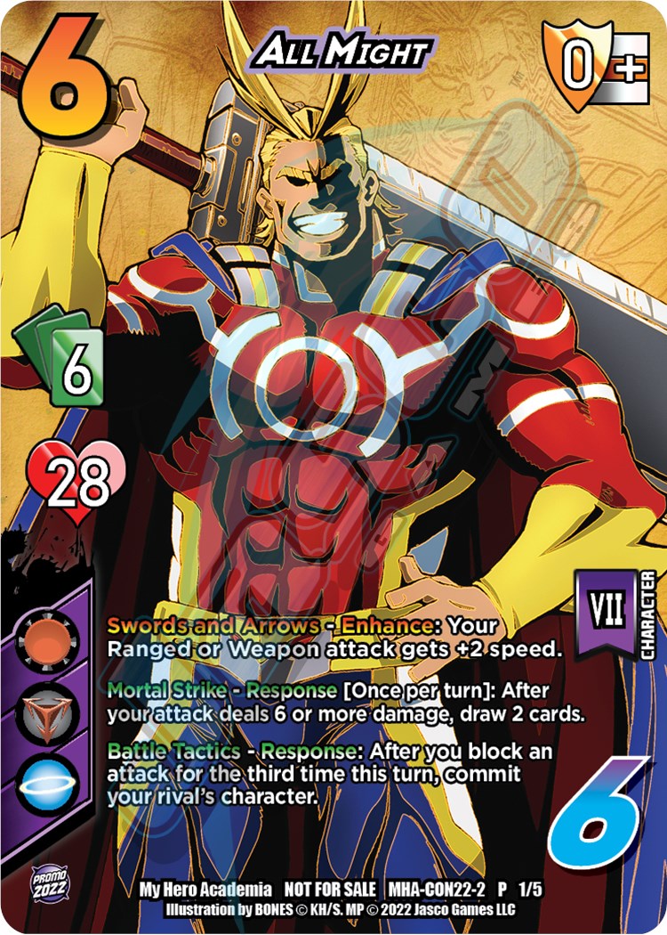 All Might (Gencon 2022) [Crimson Rampage Promos] | Event Horizon Hobbies CA