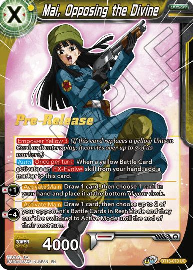 Mai, Opposing the Divine (BT16-073) [Realm of the Gods Prerelease Promos] | Event Horizon Hobbies CA