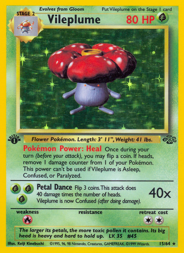 Vileplume (15/64) [Jungle 1st Edition] | Event Horizon Hobbies CA