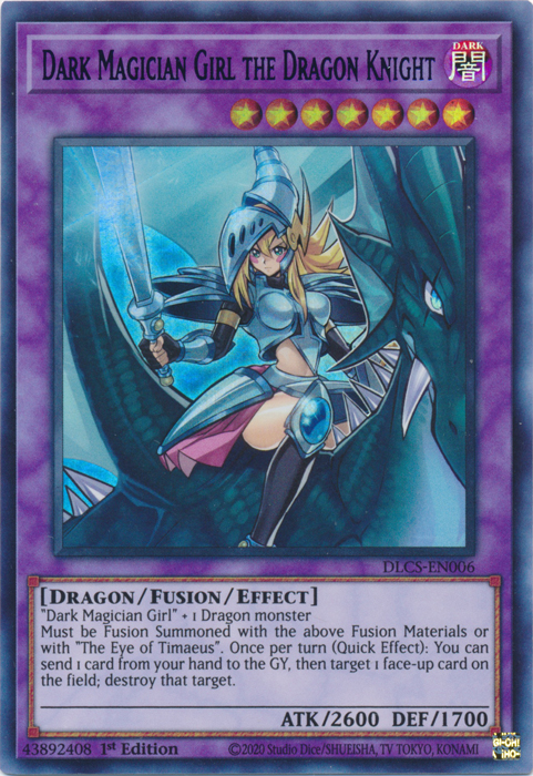 Dark Magician Girl the Dragon Knight (Green) [DLCS-EN006] Ultra Rare | Event Horizon Hobbies CA