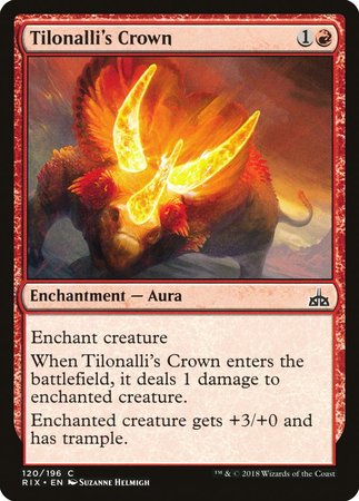 Tilonalli's Crown [Rivals of Ixalan] | Event Horizon Hobbies CA