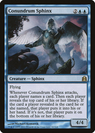 Conundrum Sphinx [Commander 2011] | Event Horizon Hobbies CA