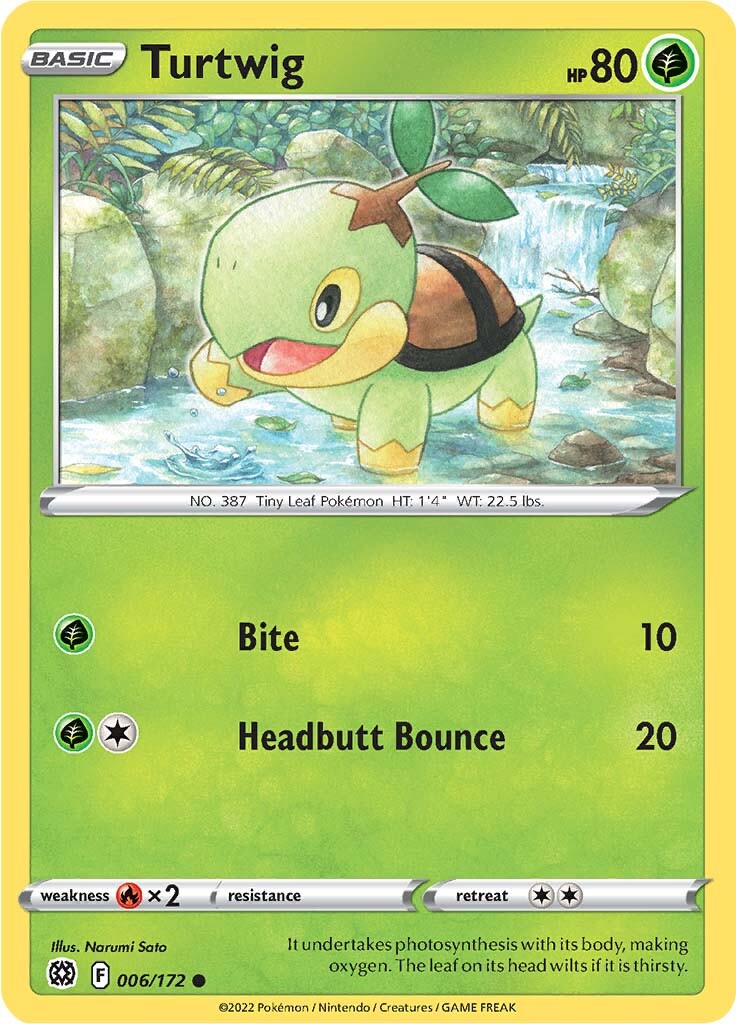 Turtwig (006/172) [Sword & Shield: Brilliant Stars] | Event Horizon Hobbies CA