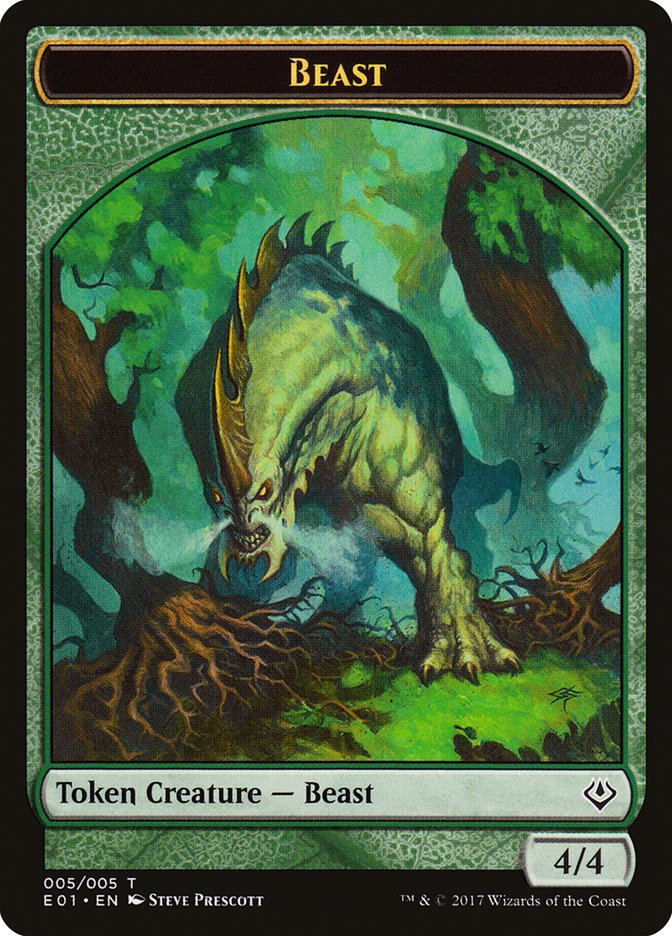 Beast (005/005) [Archenemy: Nicol Bolas Tokens] | Event Horizon Hobbies CA