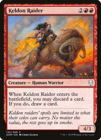 Keldon Raider [Dominaria] | Event Horizon Hobbies CA