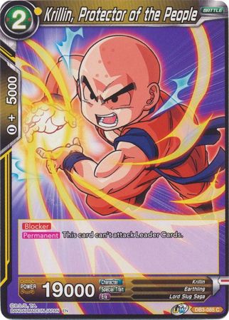 Krillin, Protector of the People (DB3-085) [Giant Force] | Event Horizon Hobbies CA