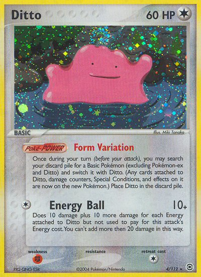 Ditto (4/112) [EX: FireRed & LeafGreen] | Event Horizon Hobbies CA