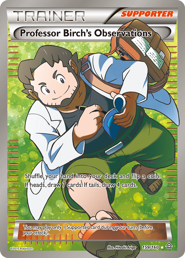 Professor Birch's Observations (159/160) [XY: Primal Clash] | Event Horizon Hobbies CA