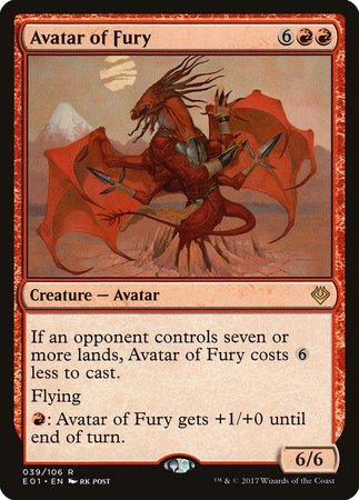 Avatar of Fury [Archenemy: Nicol Bolas]