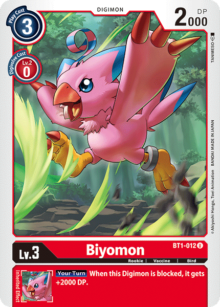 Biyomon [BT1-012] [Release Special Booster Ver.1.0] | Event Horizon Hobbies CA