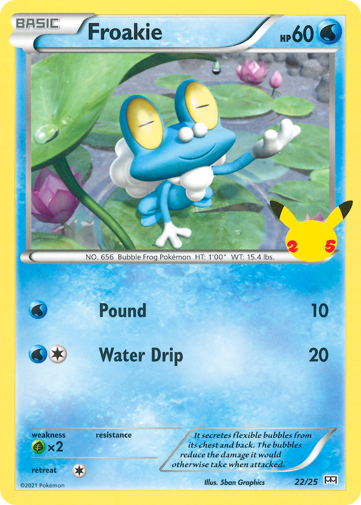 Froakie (22/25) [McDonald's 25th Anniversary] | Event Horizon Hobbies CA