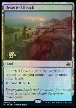 Deserted Beach [Innistrad: Midnight Hunt Prerelease Promos] | Event Horizon Hobbies CA