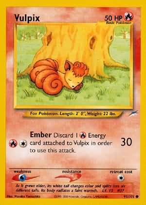 Vulpix (91/105) [Neo Destiny Unlimited] | Event Horizon Hobbies CA