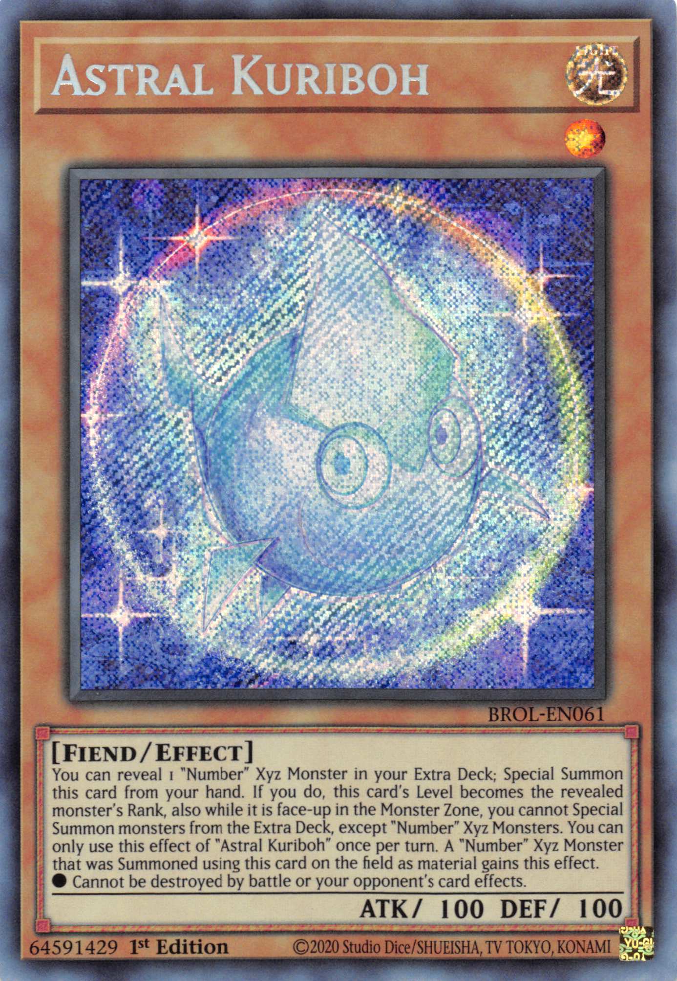 Astral Kuriboh [BROL-EN061] Secret Rare | Event Horizon Hobbies CA