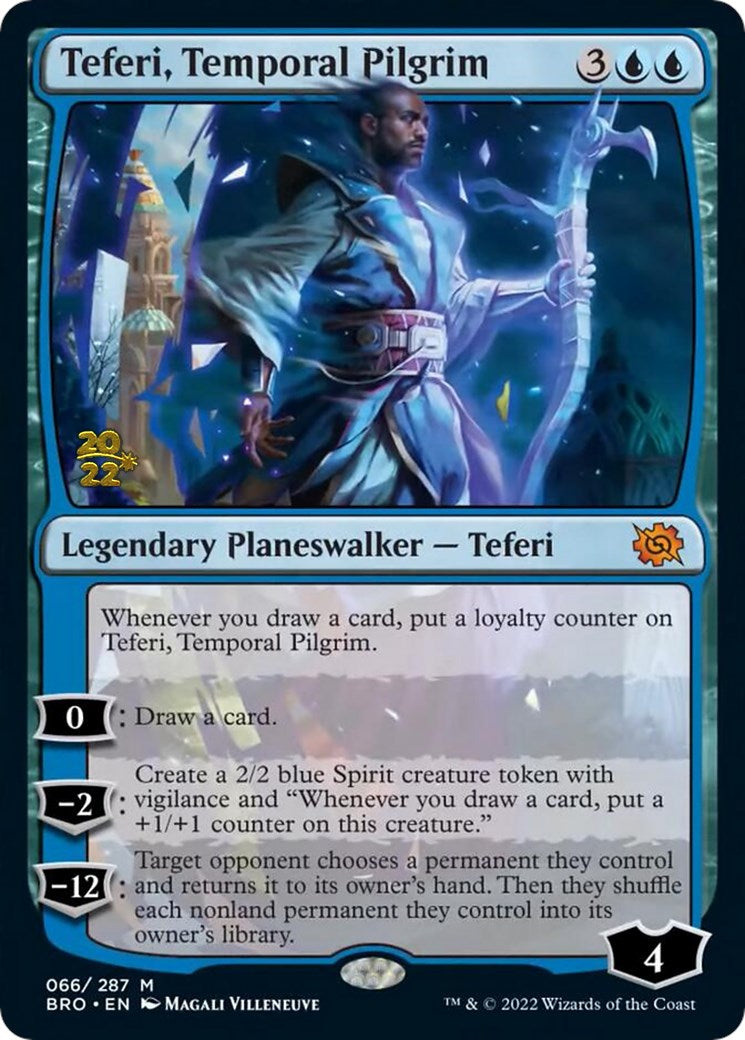 Teferi, Temporal Pilgrim [The Brothers' War: Prerelease Promos] | Event Horizon Hobbies CA