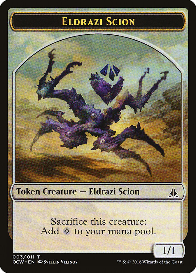 Eldrazi Scion (003/011) [Oath of the Gatewatch Tokens] | Event Horizon Hobbies CA