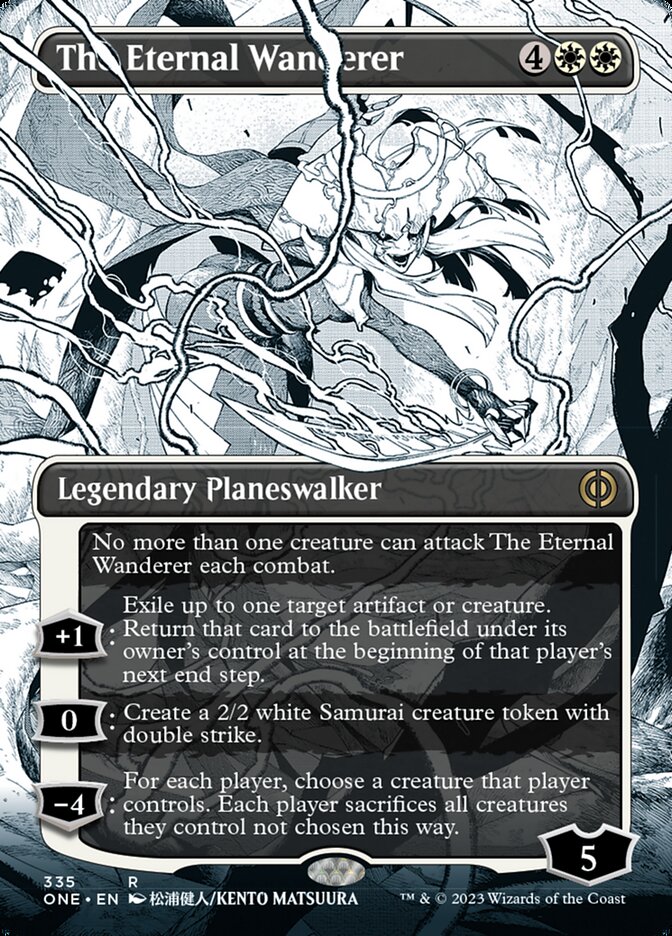 The Eternal Wanderer (Borderless Manga) [Phyrexia: All Will Be One] | Event Horizon Hobbies CA