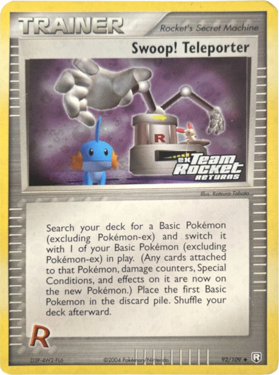 Swoop! Teleporter (92/109) (Stamped) [EX: Team Rocket Returns] | Event Horizon Hobbies CA