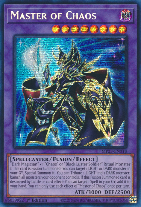 Master of Chaos [MP23-EN018] Prismatic Secret Rare | Event Horizon Hobbies CA