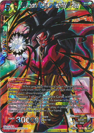 SS4 Son Goku, a Heartfelt Plea (BT8-110) [Malicious Machinations] | Event Horizon Hobbies CA