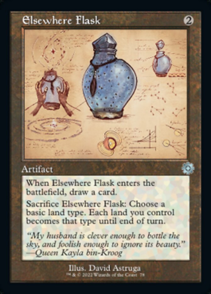 Elsewhere Flask (Retro Schematic) [The Brothers' War Retro Artifacts] | Event Horizon Hobbies CA