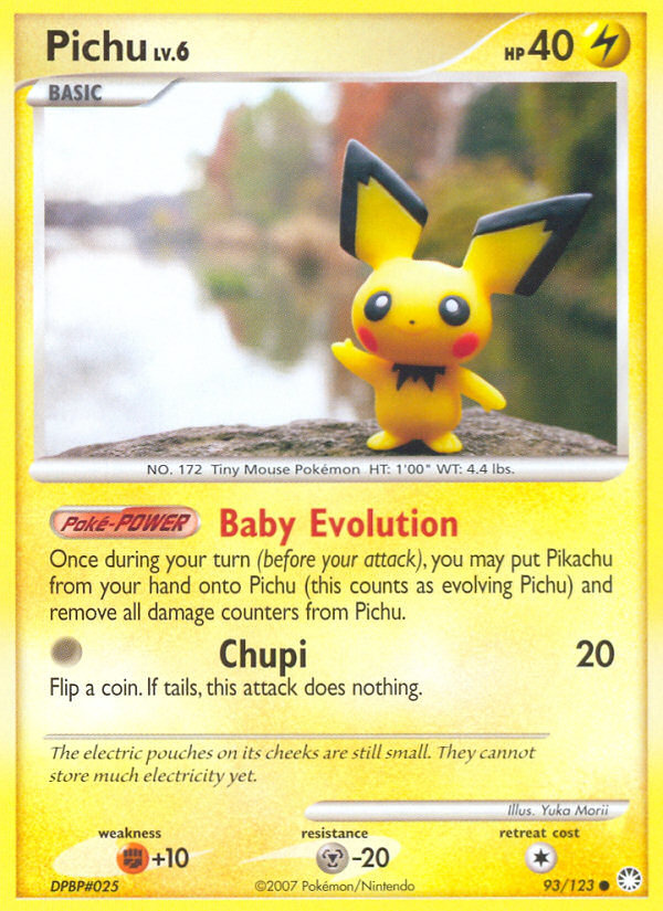 Pichu (93/123) [Diamond & Pearl: Mysterious Treasures] | Event Horizon Hobbies CA