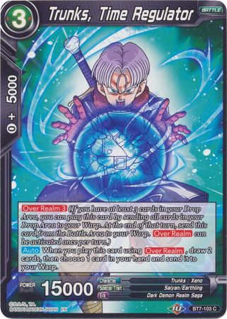 Trunks, Time Regulator (Reprint) (BT7-103) [Battle Evolution Booster] | Event Horizon Hobbies CA