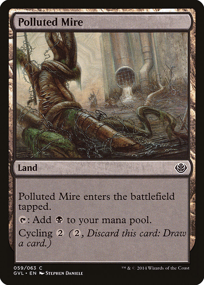 Polluted Mire (Garruk vs. Liliana) [Duel Decks Anthology] | Event Horizon Hobbies CA