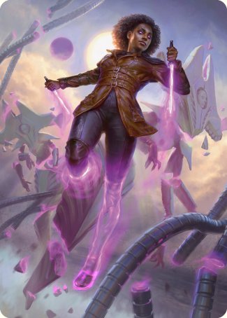 Kaya, Intangible Slayer Art Card [Phyrexia: All Will Be One Art Series] | Event Horizon Hobbies CA