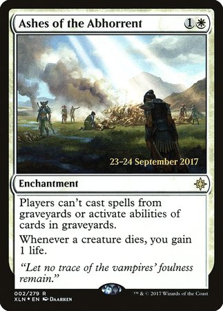 Ashes of the Abhorrent [Ixalan Promos] | Event Horizon Hobbies CA