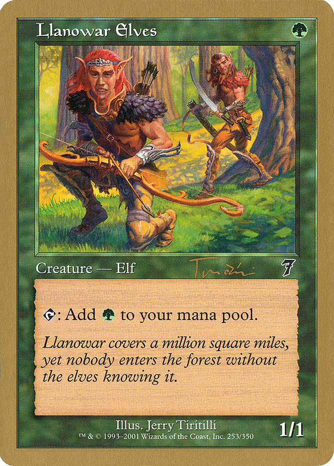 Llanowar Elves (Jan Tomcani) [World Championship Decks 2001] | Event Horizon Hobbies CA