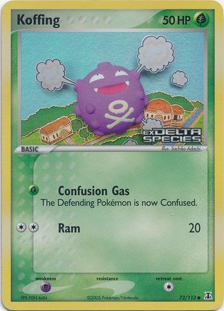 Koffing (72/113) (Stamped) [EX: Delta Species] | Event Horizon Hobbies CA