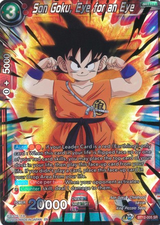 Son Goku, Eye for an Eye (BT12-005) [Vicious Rejuvenation] | Event Horizon Hobbies CA