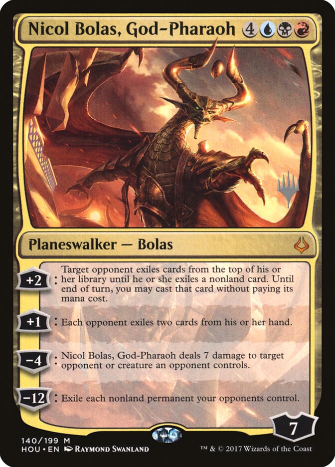 Nicol Bolas, God-Pharaoh (Promo Pack) [Hour of Devastation Promos] | Event Horizon Hobbies CA