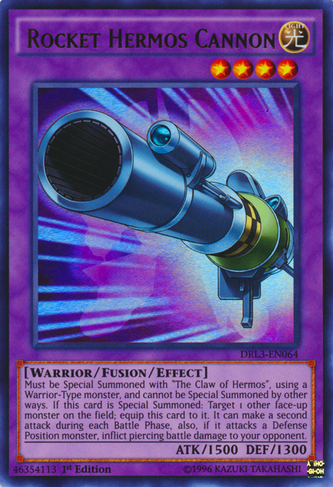 Rocket Hermos Cannon [DRL3-EN064] Ultra Rare | Event Horizon Hobbies CA