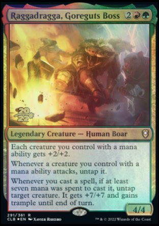 Raggadragga, Goreguts Boss [Commander Legends: Battle for Baldur's Gate Prerelease Promos] | Event Horizon Hobbies CA