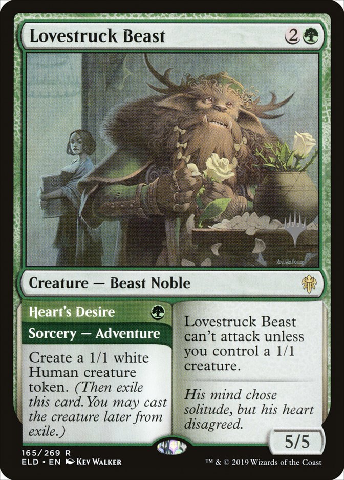 Lovestruck Beast // Heart's Desire (Promo Pack) [Throne of Eldraine Promos] | Event Horizon Hobbies CA