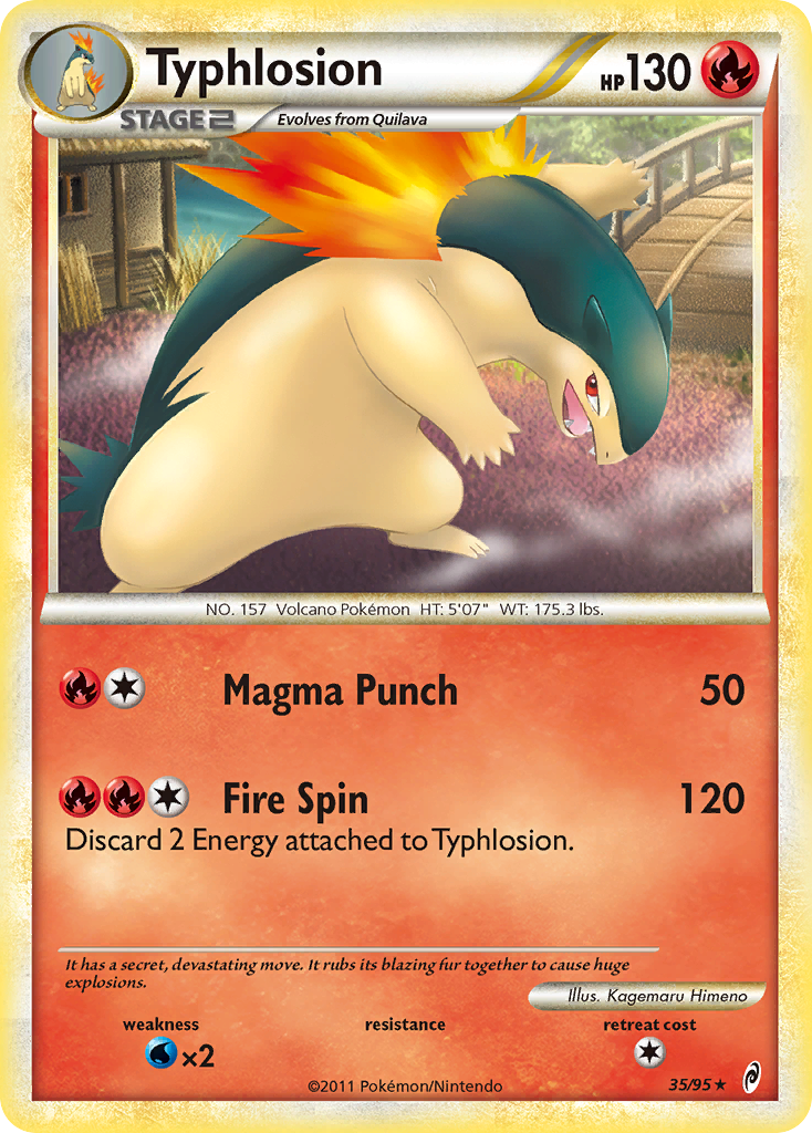 Typhlosion (35/95) [HeartGold & SoulSilver: Call of Legends] | Event Horizon Hobbies CA