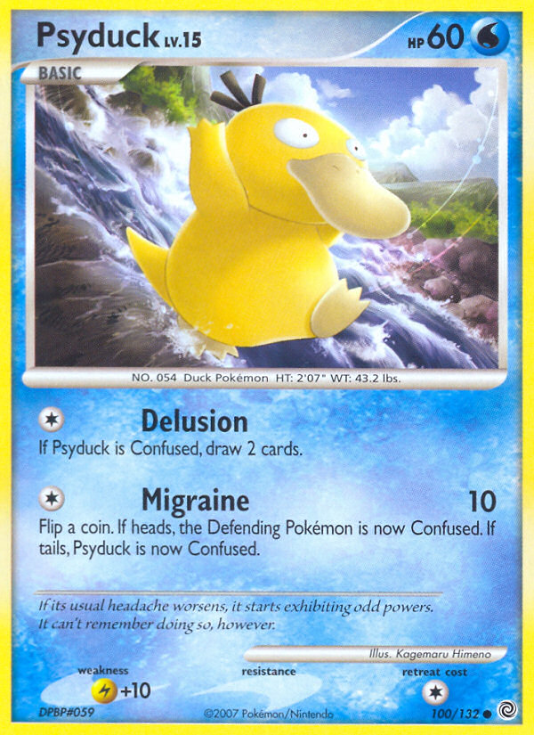 Psyduck (100/132) [Diamond & Pearl: Secret Wonders] | Event Horizon Hobbies CA