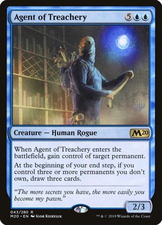 Agent of Treachery [Core Set 2020 Promos] | Event Horizon Hobbies CA