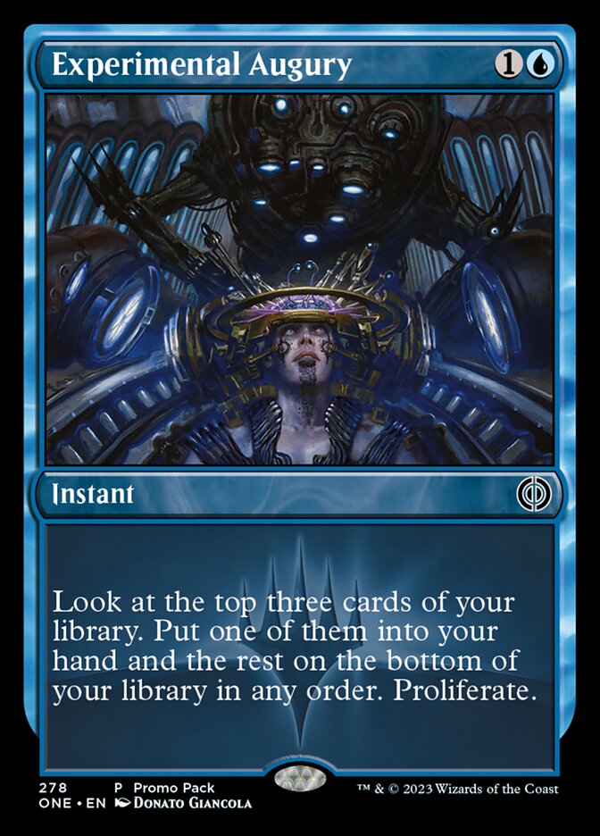 Experimental Augury (Promo Pack) [Phyrexia: All Will Be One Promos] | Event Horizon Hobbies CA