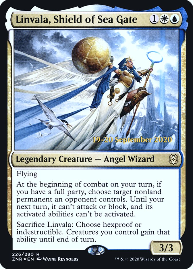 Linvala, Shield of Sea Gate  [Zendikar Rising Prerelease Promos] | Event Horizon Hobbies CA