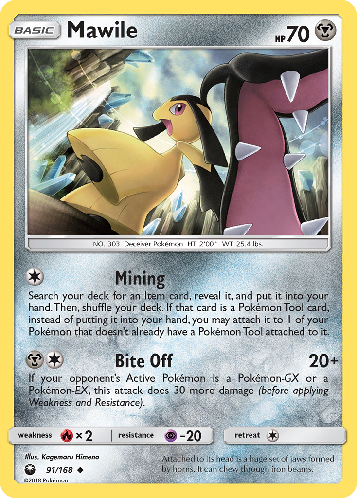 Mawile (91/168) [Sun & Moon: Celestial Storm] | Event Horizon Hobbies CA