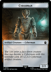 Human (0006) // Cyberman Double-Sided Token [Doctor Who Tokens] | Event Horizon Hobbies CA